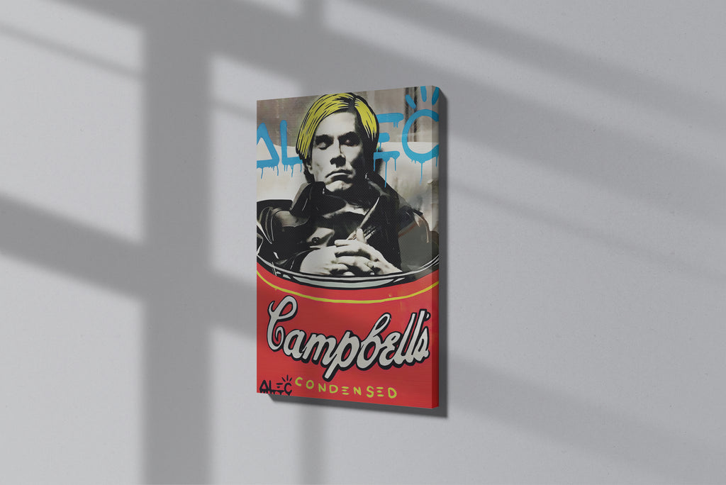 GeekCultcha Andy Warhol Campbell's Premium Canvas Painting Pop Art Style