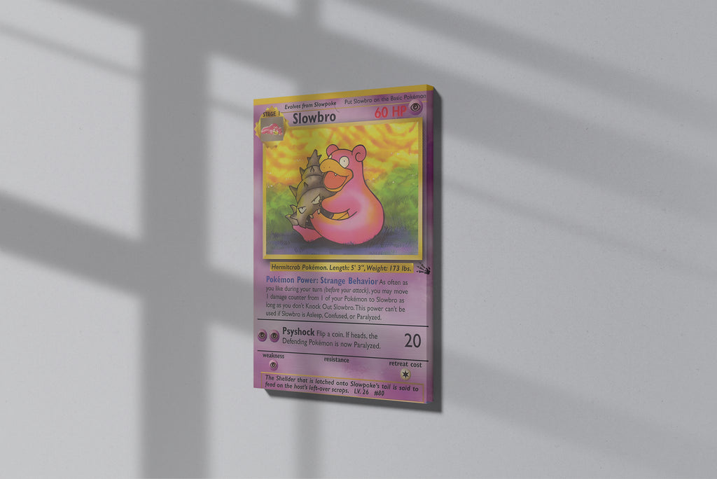 GeekCultcha Pokémon Slowbro Premium Canvas Print