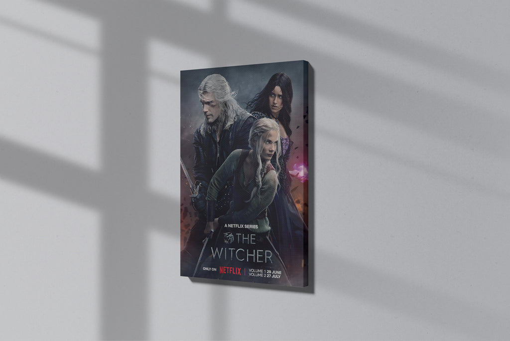 GeekCultcha The Witcher Character Themed Premium Canvas Print