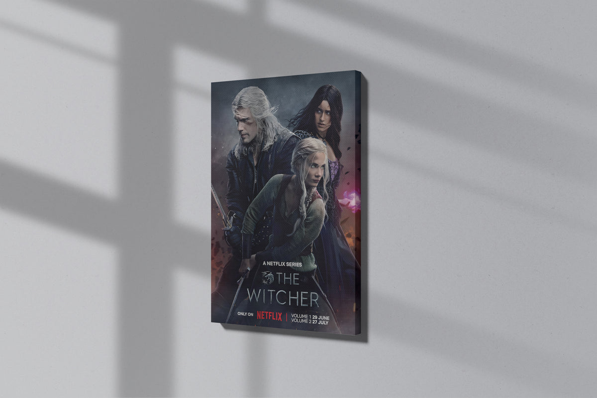 GeekCultcha The Witcher Character Themed Premium Canvas Print