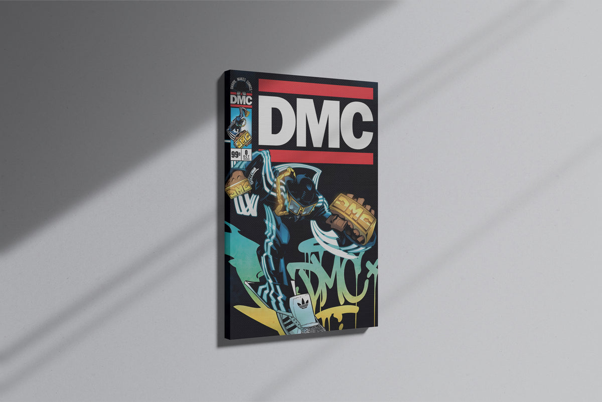 GeekCultcha DMC Comic Book Themed Premium Canvas Painting