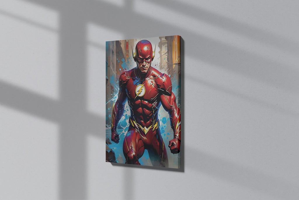 GeekCultcha DC Comics The Flash Premium Canvas Print