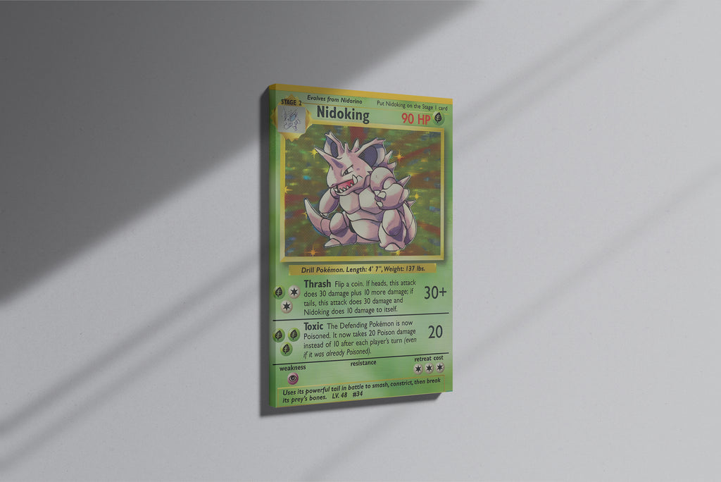 GeekCultcha Pokémon Nidoking Premium Canvas Print