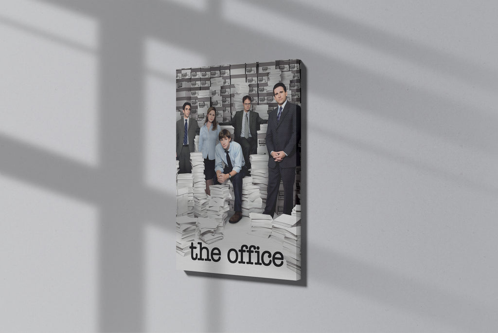GeekCultcha The Office Dunder Mifflin Themed Premium Canvas Print