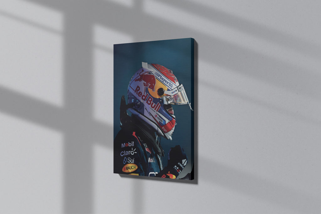 GeekCultcha Red Bull Racing Themed Premium Canvas Print