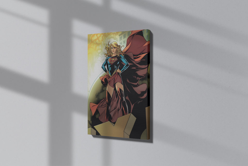 GeekCultcha DC Comics Supergirl Premium Canvas Print