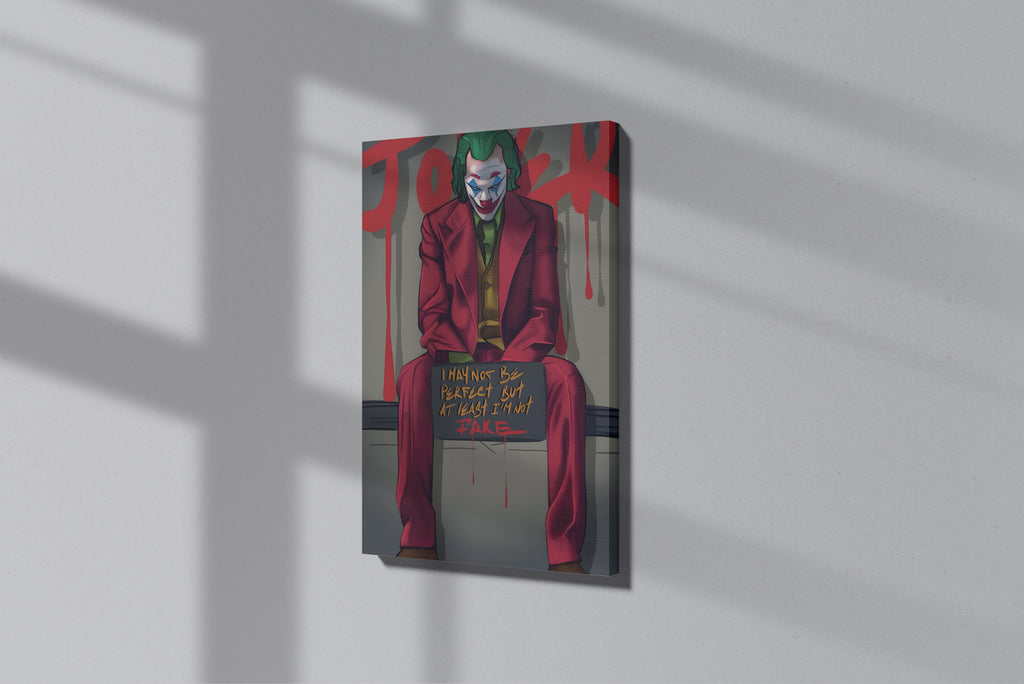 GeekCultcha DC Comics Joker Premium Canvas Print