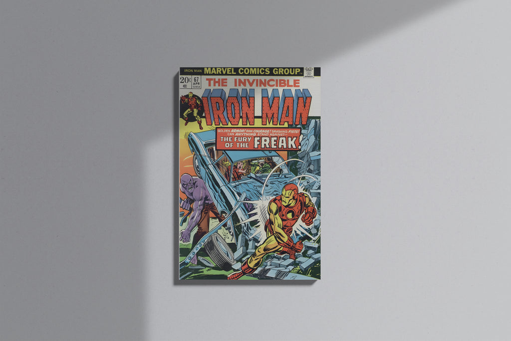 GeekCultcha Marvel Iron Man The Invincible Premium Canvas Print