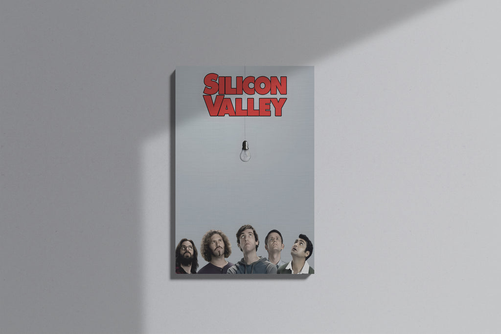 GeekCultcha Silicon Valley Series Canvas Painting Minimalist Design