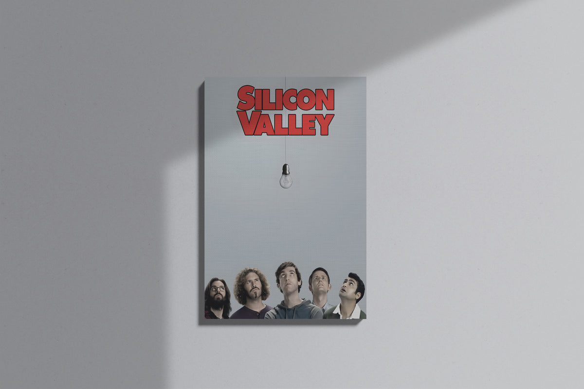 GeekCultcha Silicon Valley Series Canvas Painting Minimalist Design