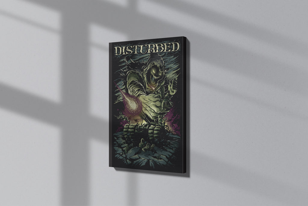 GeekCultcha Disturbed Design Premium Canvas Painting