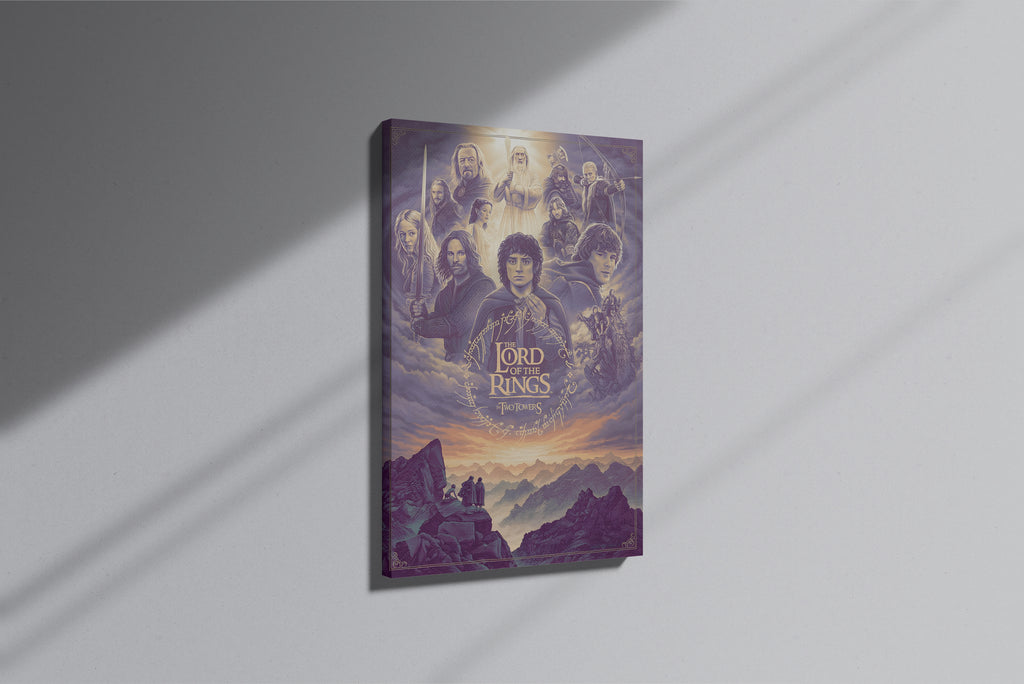 GeekCultcha The Lord of the Rings The Two Towers Premium Canvas Print