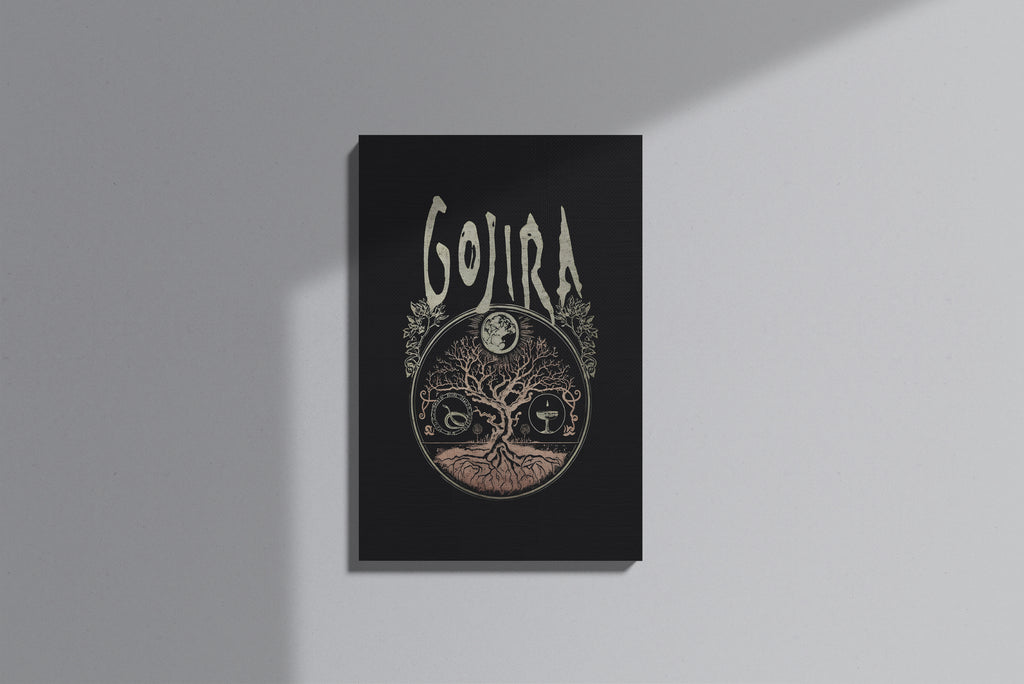 GeekCultcha Gojira Nature-Themed Premium Canvas Painting