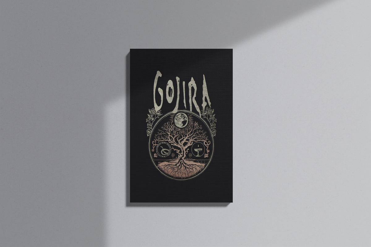 GeekCultcha Gojira Nature-Themed Premium Canvas Painting