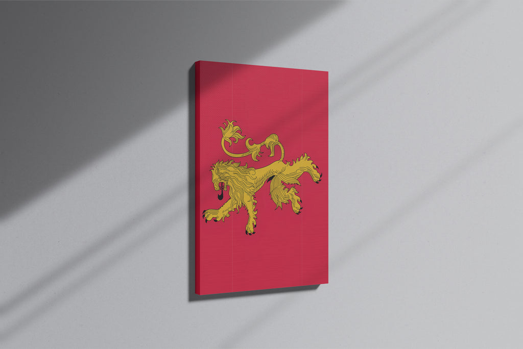 GeekCultcha Game of Thrones House Lannister Premium Canvas Print
