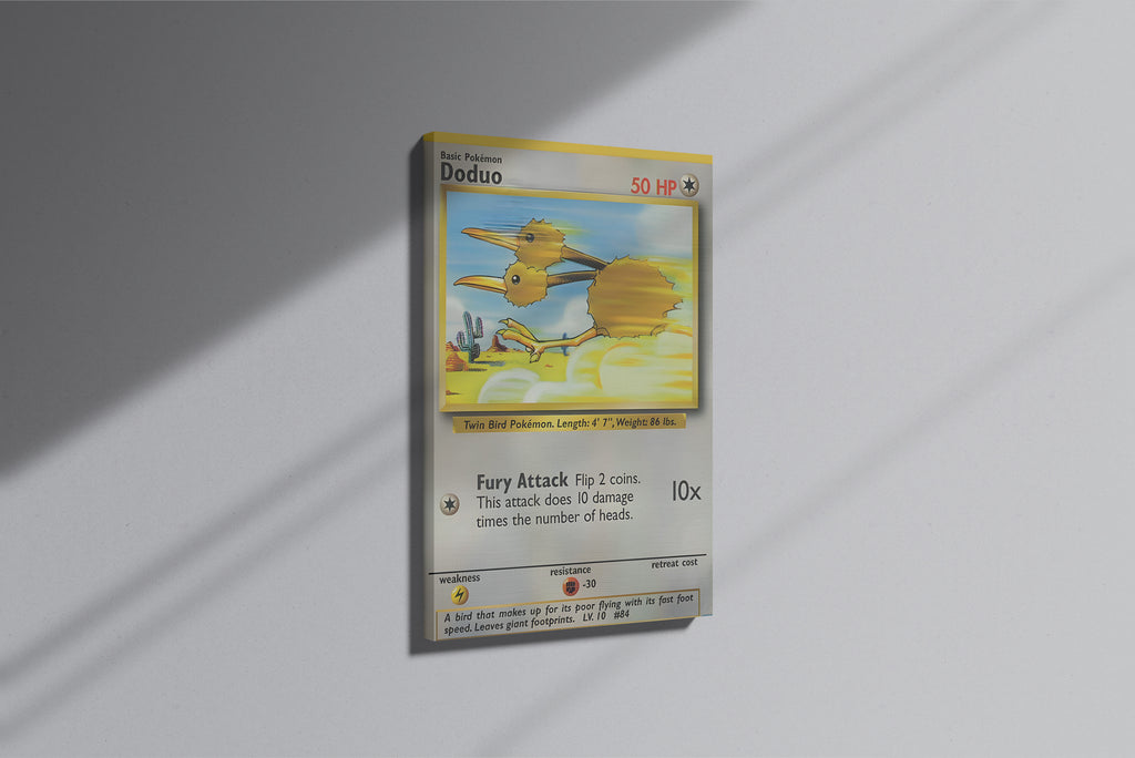 GeekCultcha Pokémon Doduo Premium Canvas Print