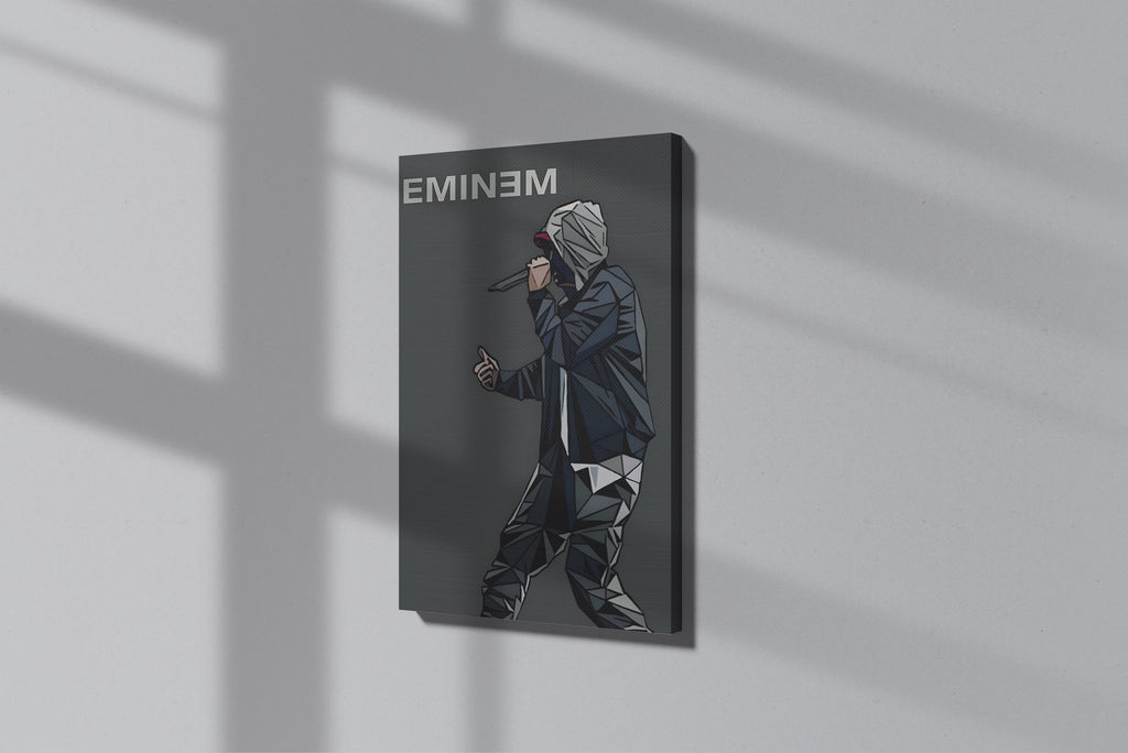 GeekCultcha Eminem Concert Style Premium Canvas Print