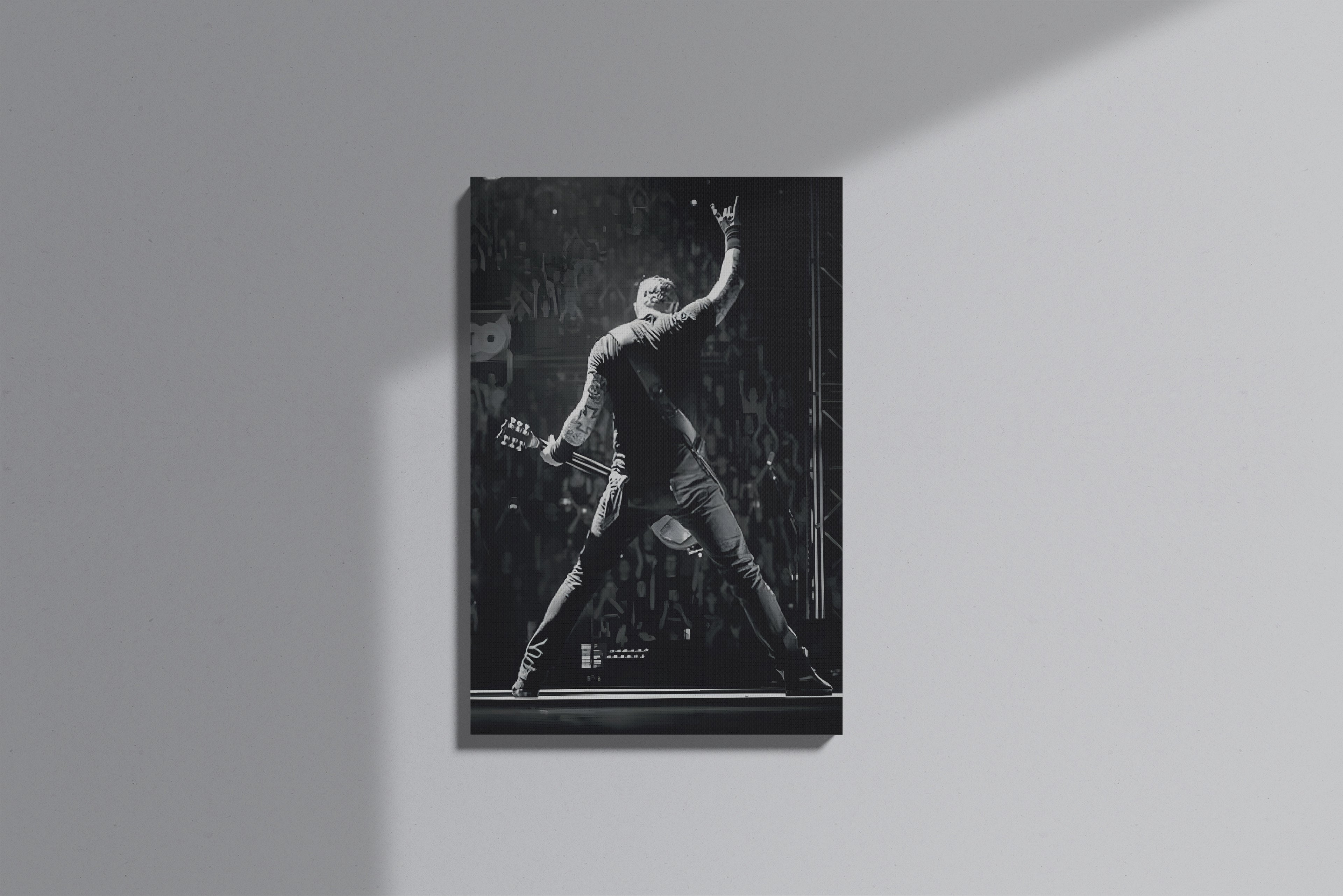 GeekCultcha Metallica Concert Themed Premium Canvas Painting
