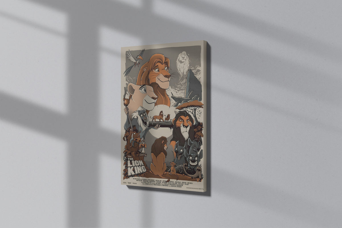 GeekCultcha Disney The Lion King Premium Canvas Print