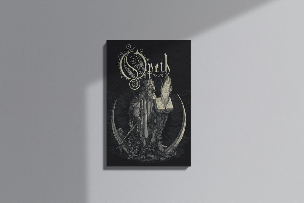 GeekCultcha Opeth Wizard Premium Canvas Print