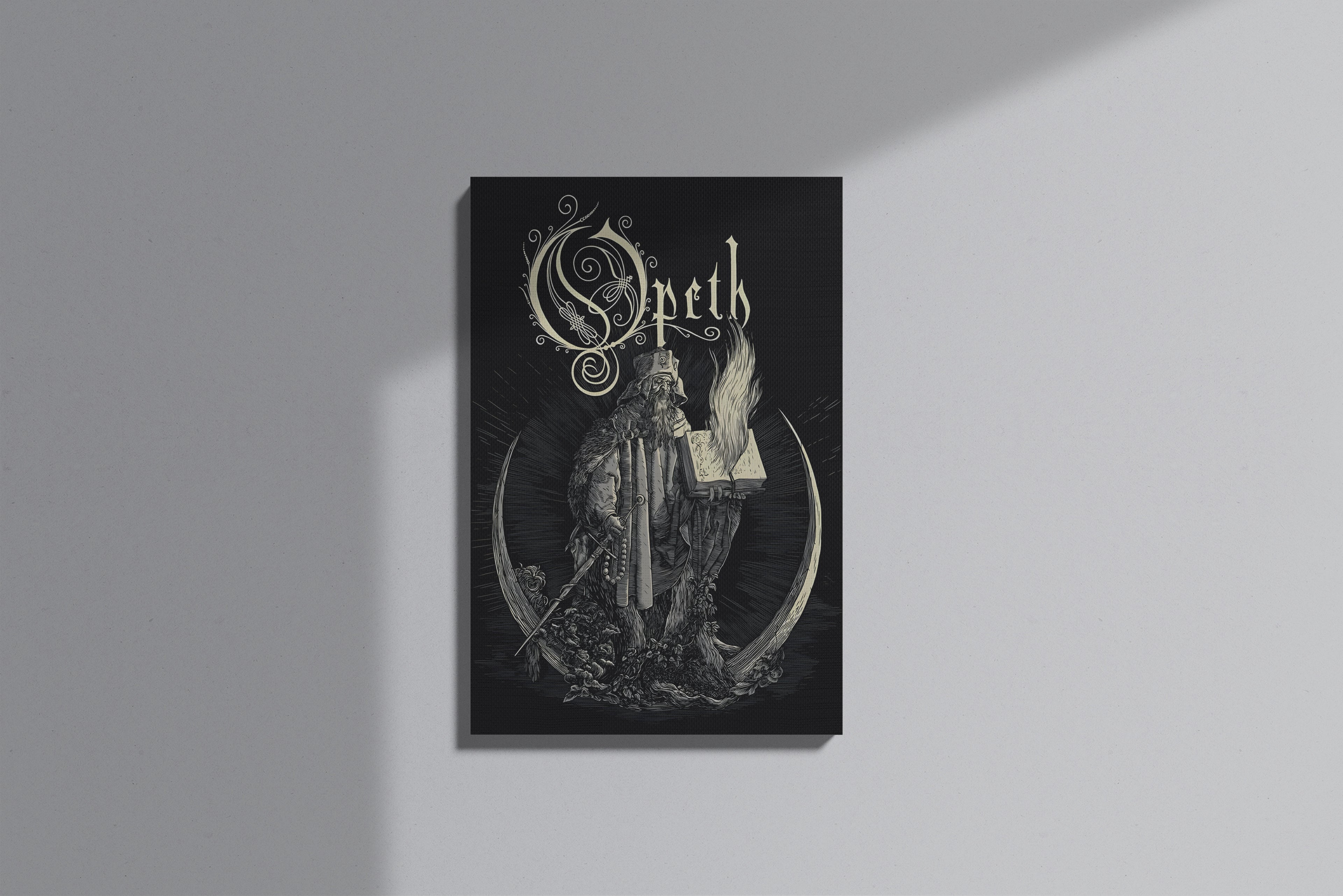 GeekCultcha Opeth Wizard Premium Canvas Print