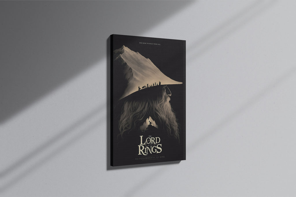 GeekCultcha The Lord of the Rings: The Fellowship of the Ring Premium Canvas Print