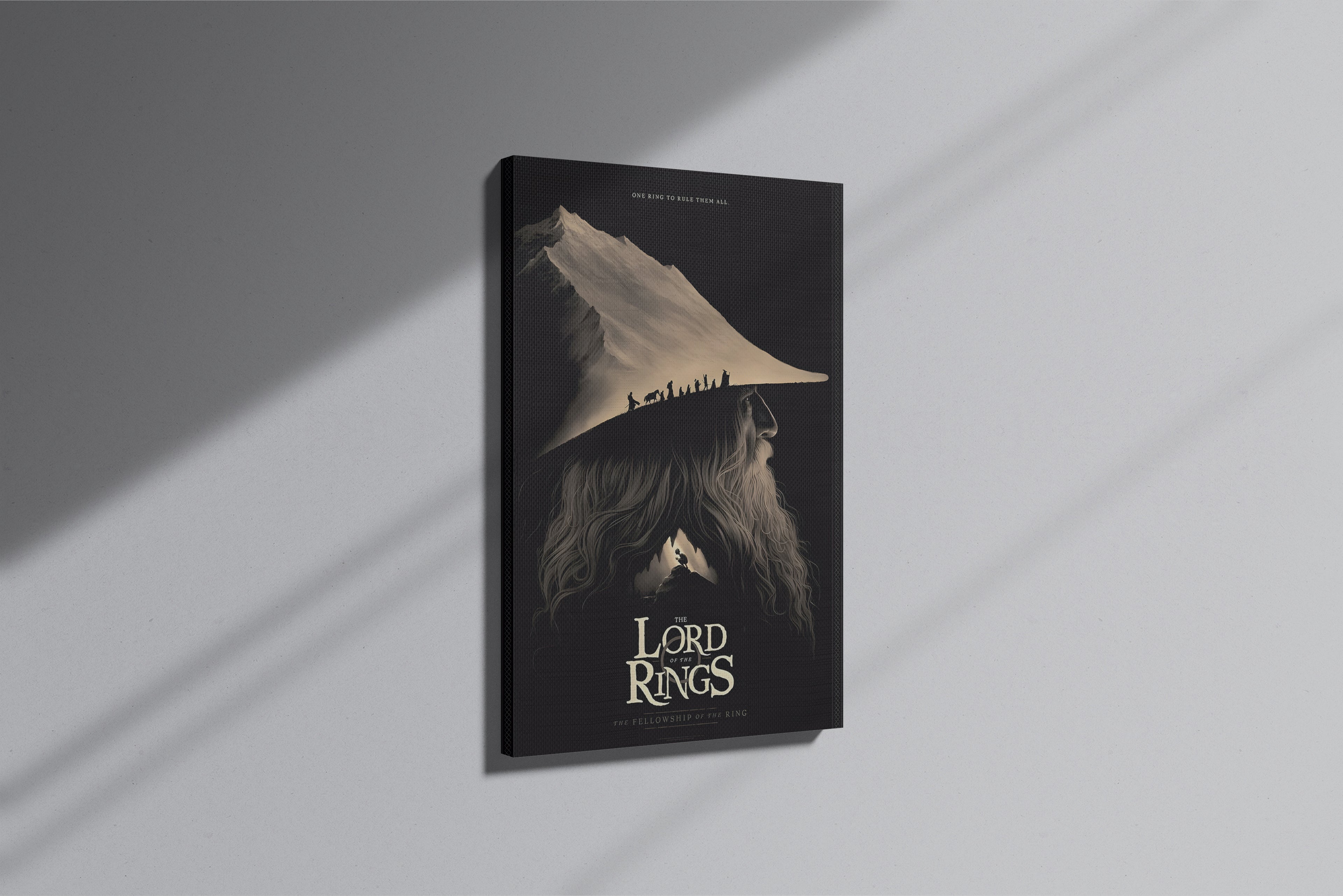 GeekCultcha The Lord of the Rings: The Fellowship of the Ring Premium Canvas Print