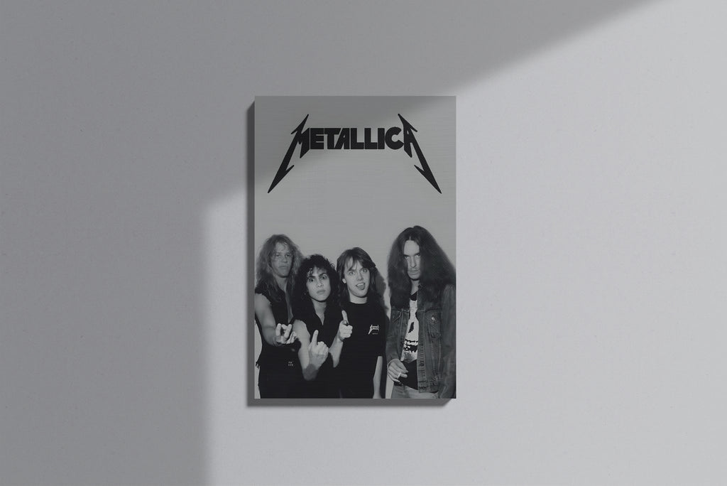 GeekCultcha Metallica Classic Band Premium Canvas Print