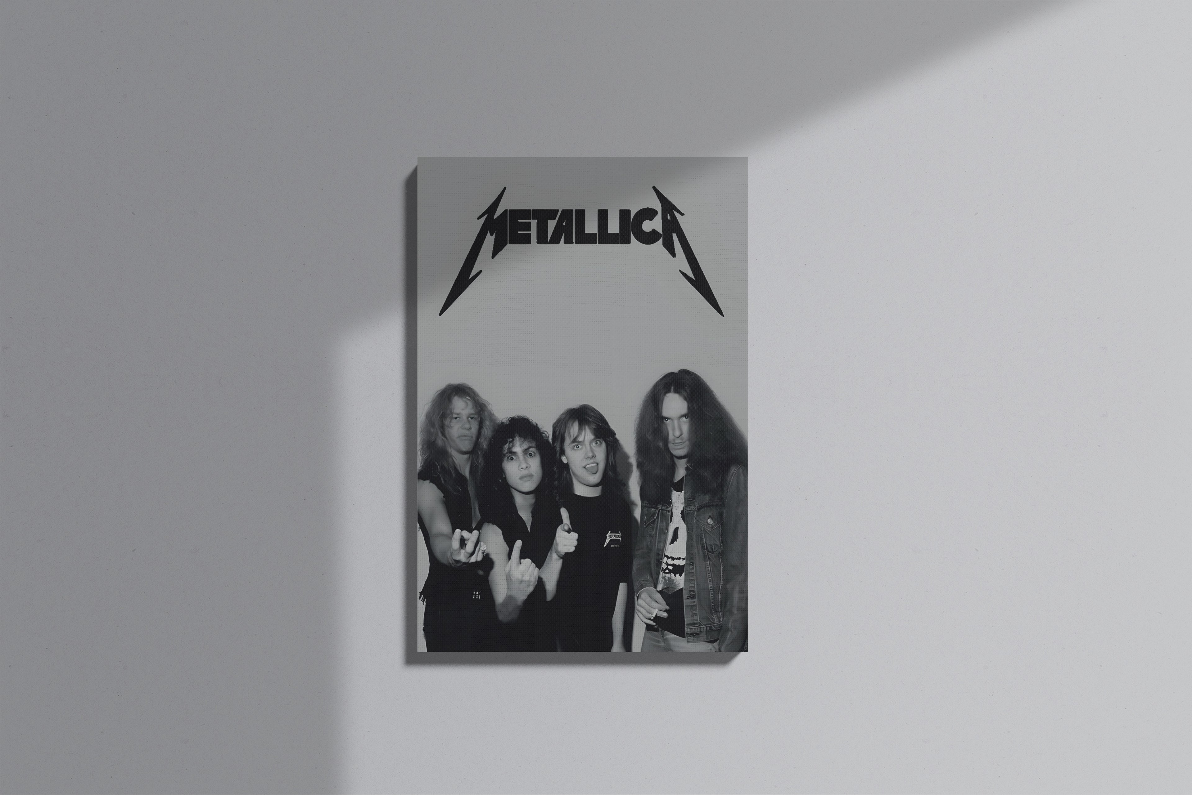 GeekCultcha Metallica Classic Band Premium Canvas Print