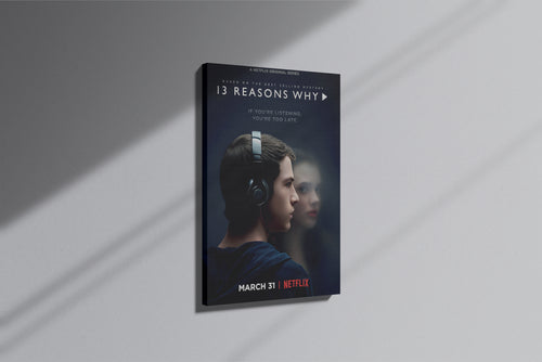 GeekCultcha 13 Reasons Why Series Premium Canvas Painting