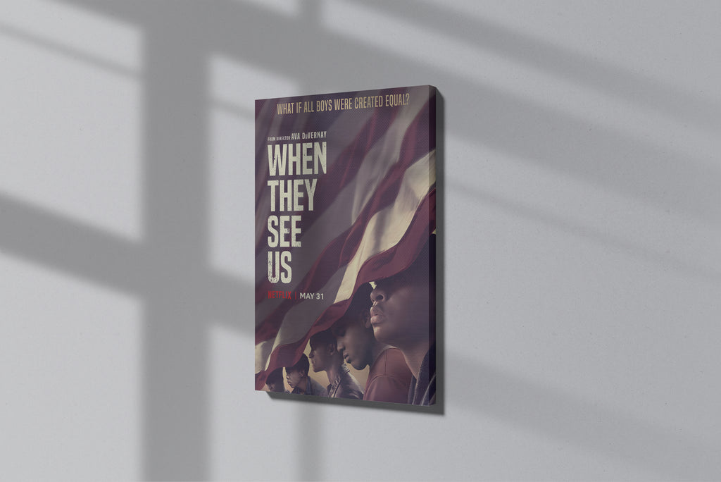 GeekCultcha When They See Us TV Series Themed Premium Canvas Print