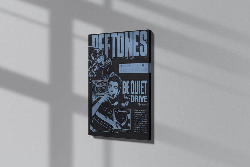 GeekCultcha Deftones Be Quiet and Drive Premium Canvas Print