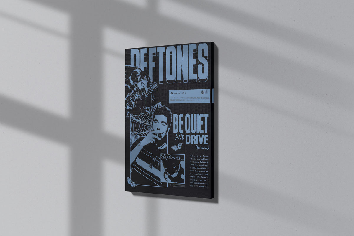 GeekCultcha Deftones Be Quiet and Drive Premium Canvas Print