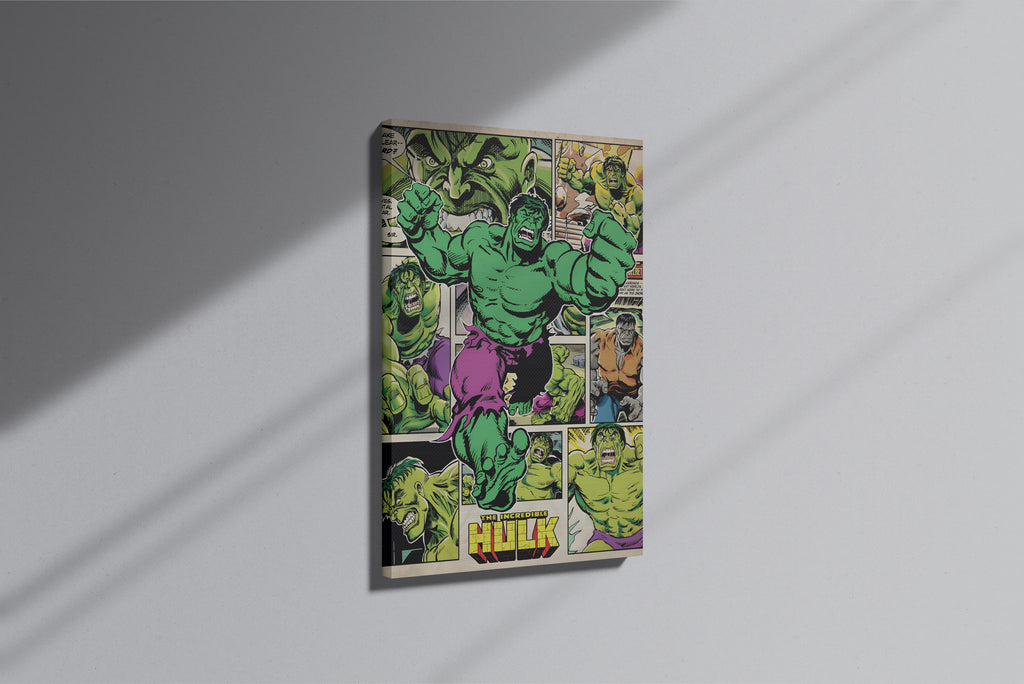 GeekCultcha Marvel Hulk Premium Canvas Print