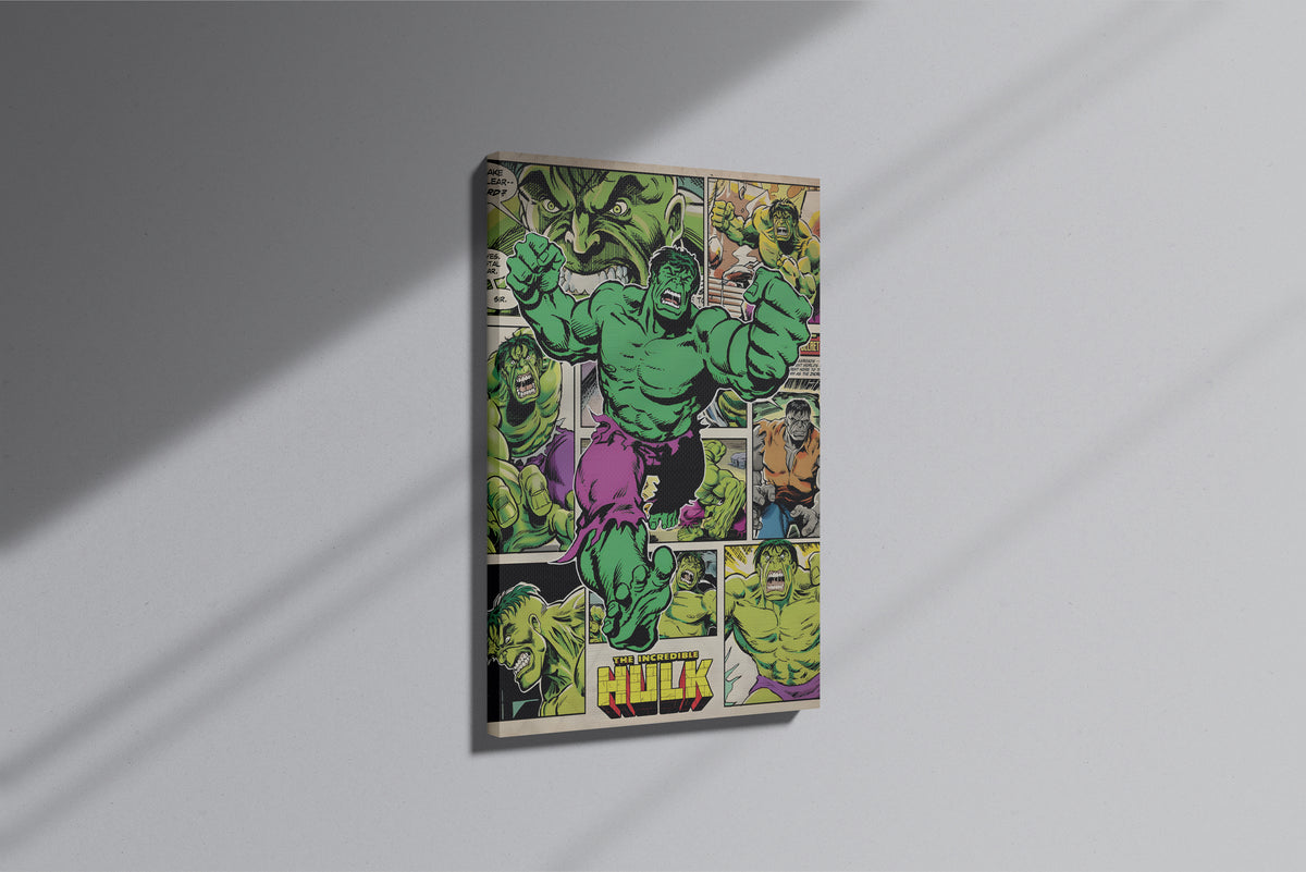 GeekCultcha Marvel Hulk Premium Canvas Print