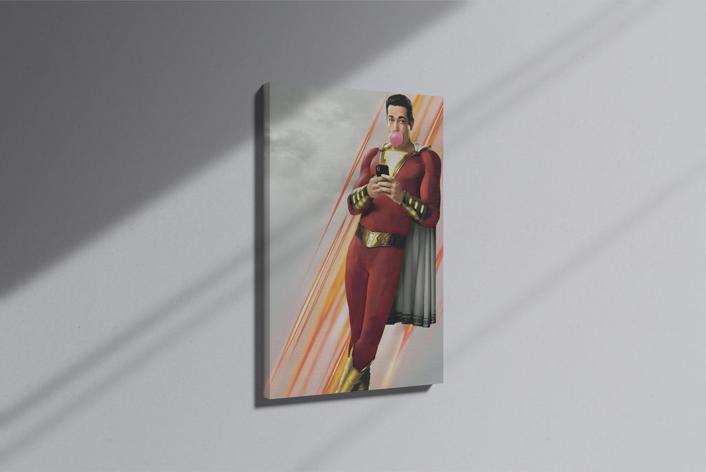 GeekCultcha DC Comics Shazam Premium Canvas Print