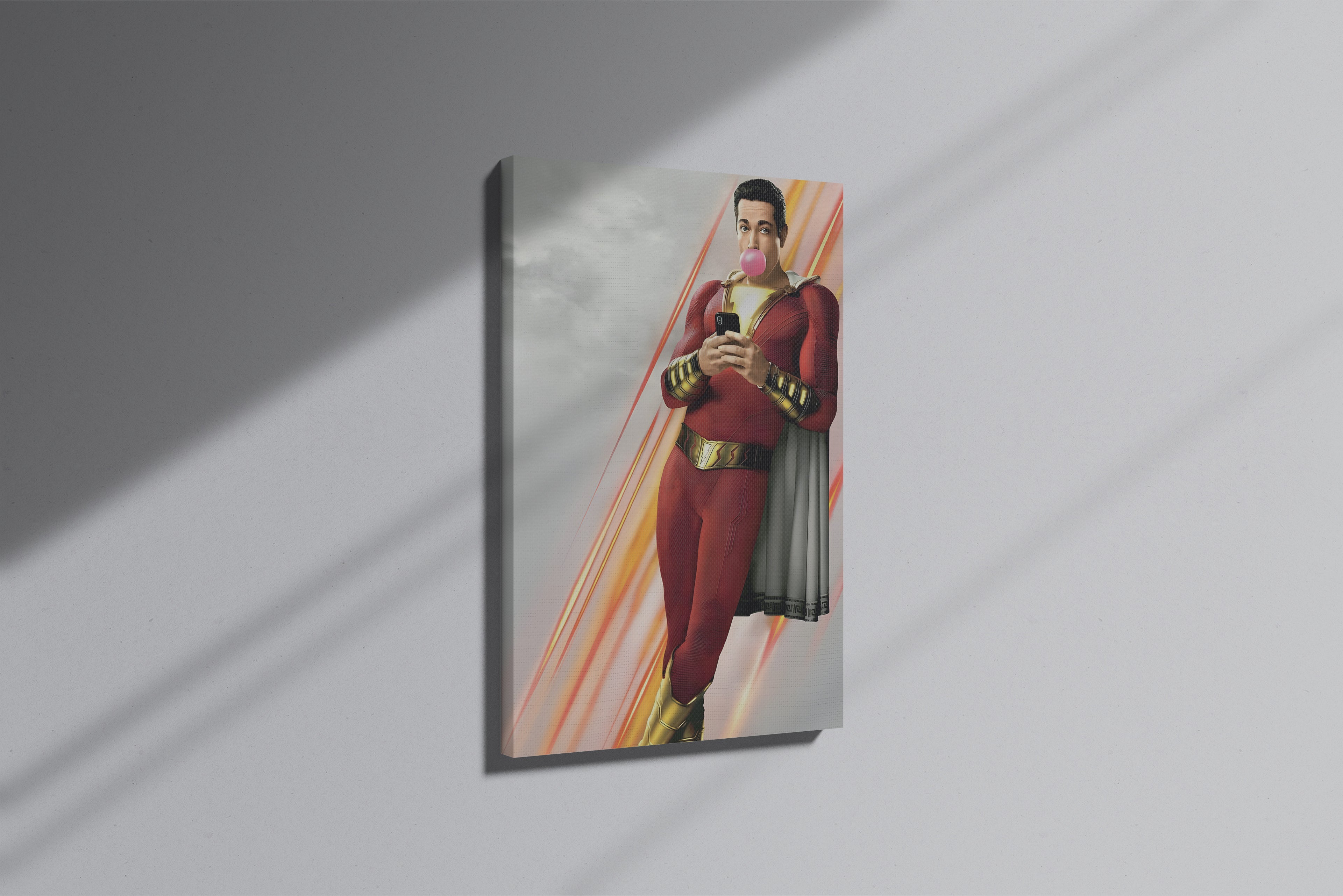 GeekCultcha DC Comics Shazam Premium Canvas Print