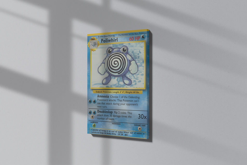 GeekCultcha Pokémon Poliwhirl Premium Canvas Print