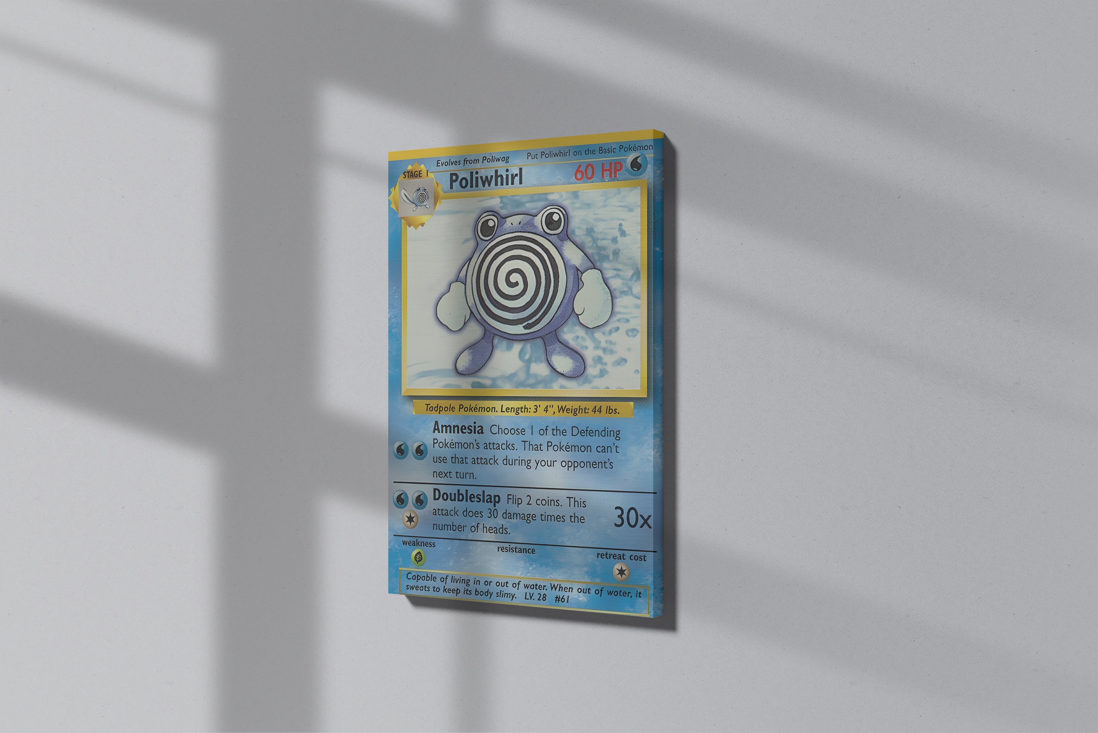 GeekCultcha Pokémon Poliwhirl Premium Canvas Print