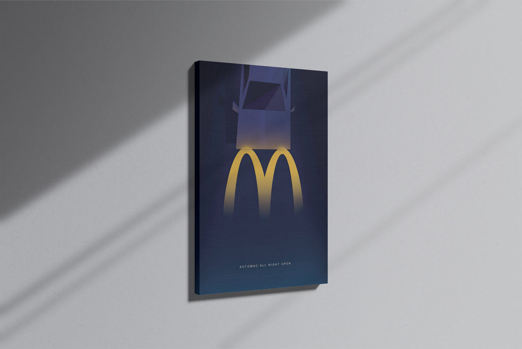 GeekCultcha McDonald's Fast Food Themed Premium Canvas Print