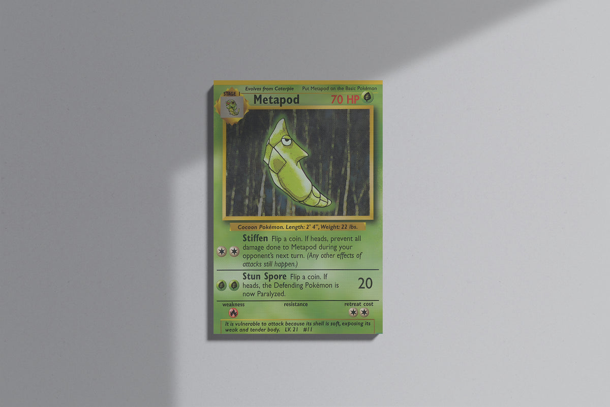 GeekCultcha Pokémon Metapod Premium Canvas Print