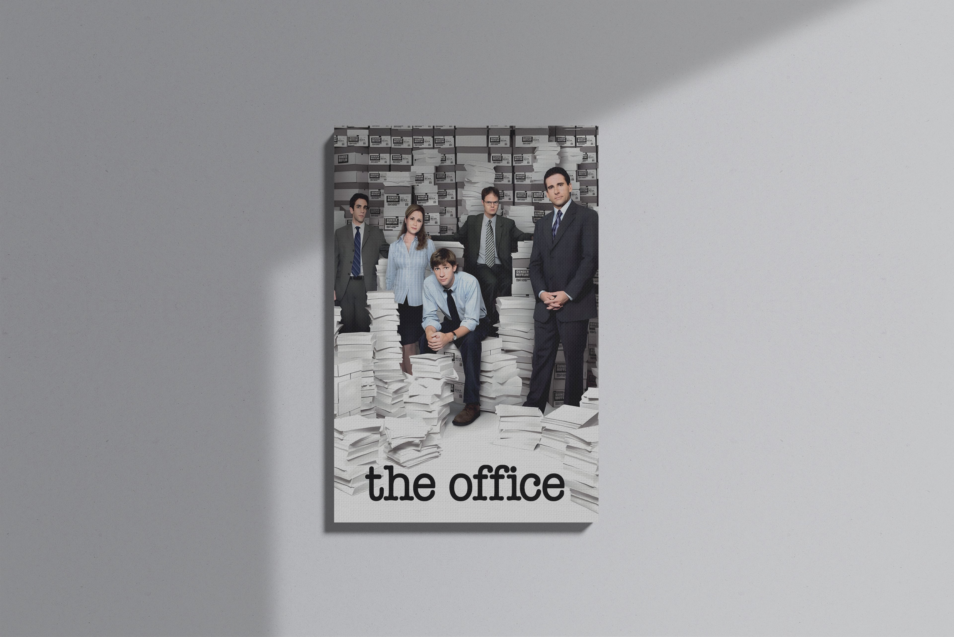 GeekCultcha The Office Dunder Mifflin Themed Premium Canvas Print