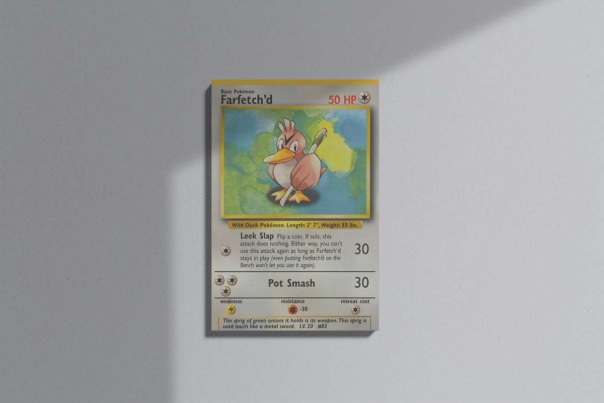 GeekCultcha Pokémon Farfetch'd Premium Canvas Print