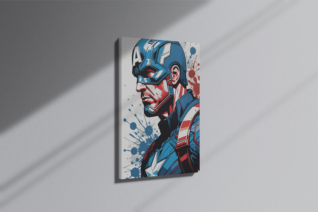 GeekCultcha Marvel Captain America Premium Canvas Print