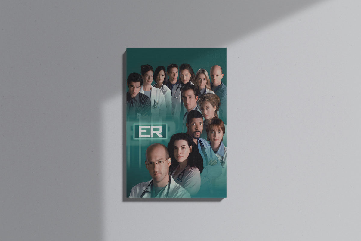 GeekCultcha ER TV Series Premium Canvas Painting