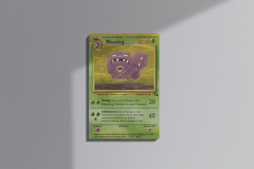 GeekCultcha Pokémon Weezing Premium Canvas Print