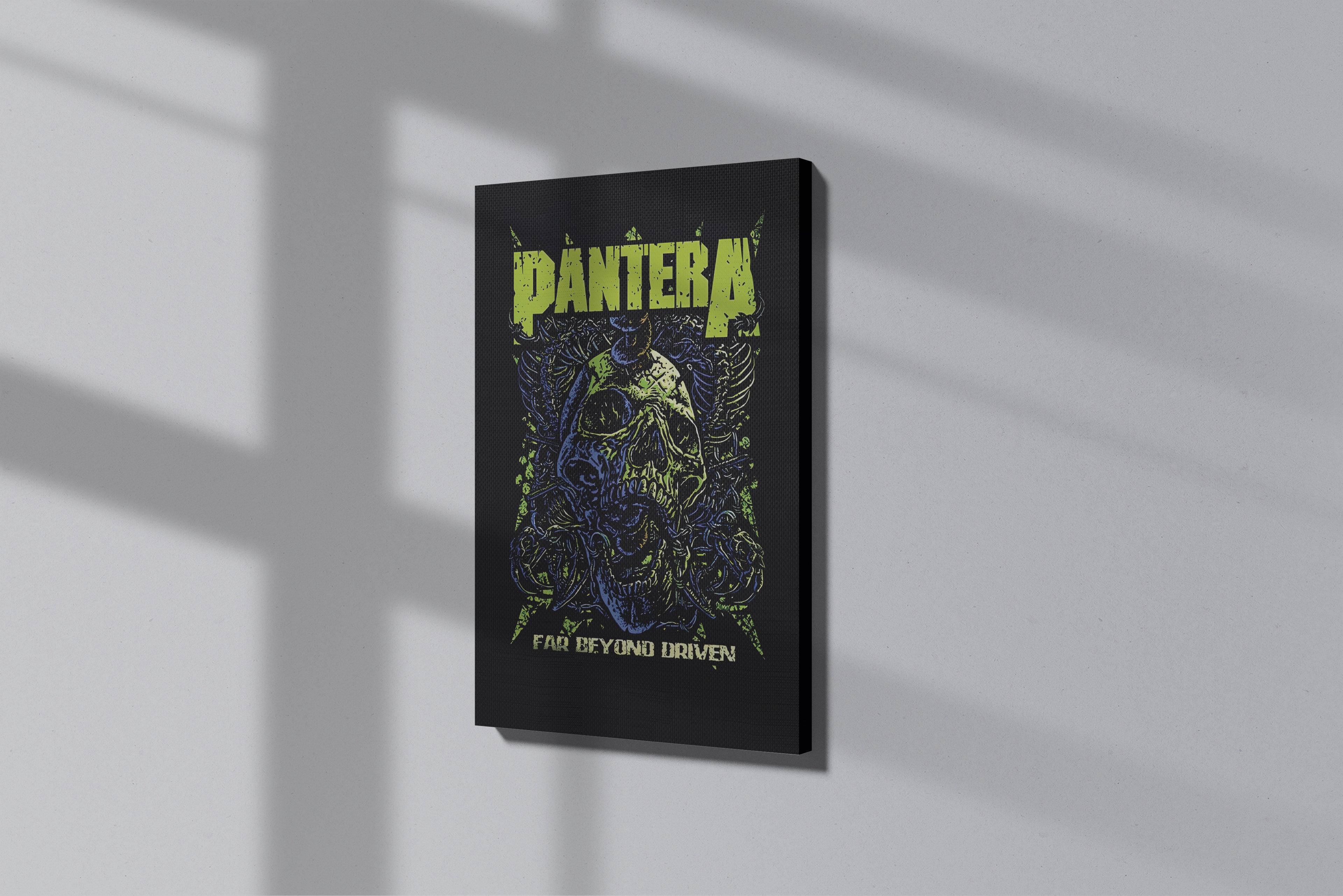 GeekCultcha Pantera Far Beyond Driven Themed Premium Canvas Painting