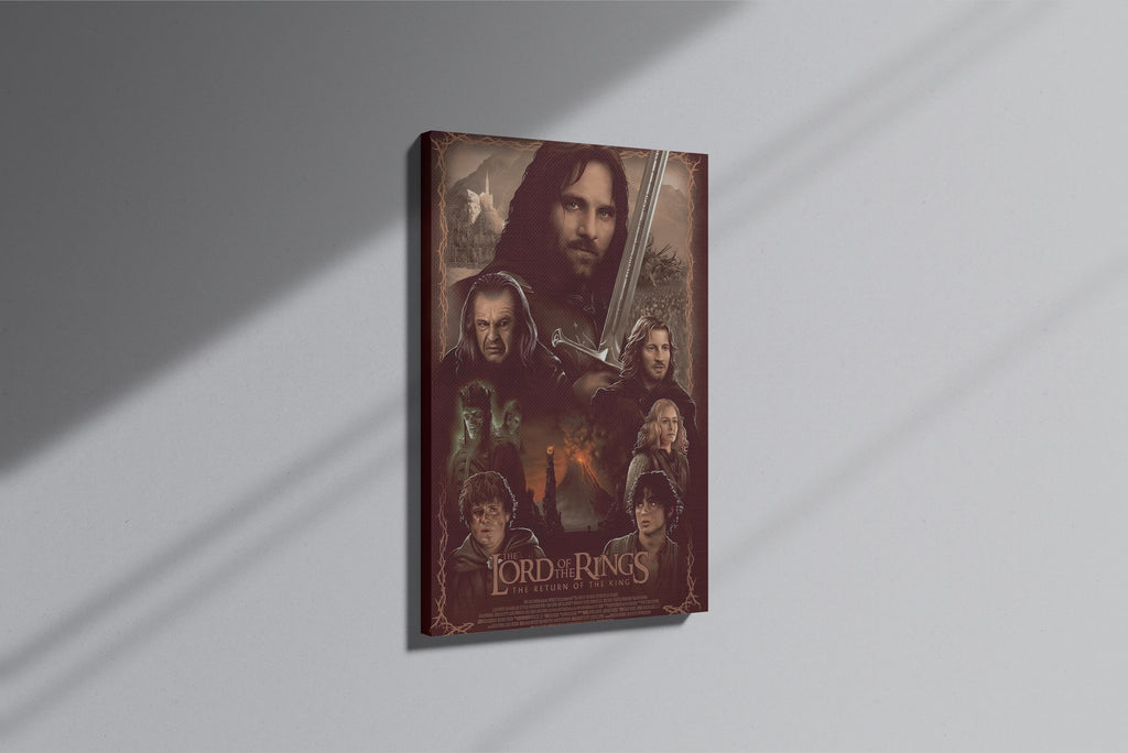 GeekCultcha The Lord of the Rings Return of the King Premium Canvas Print