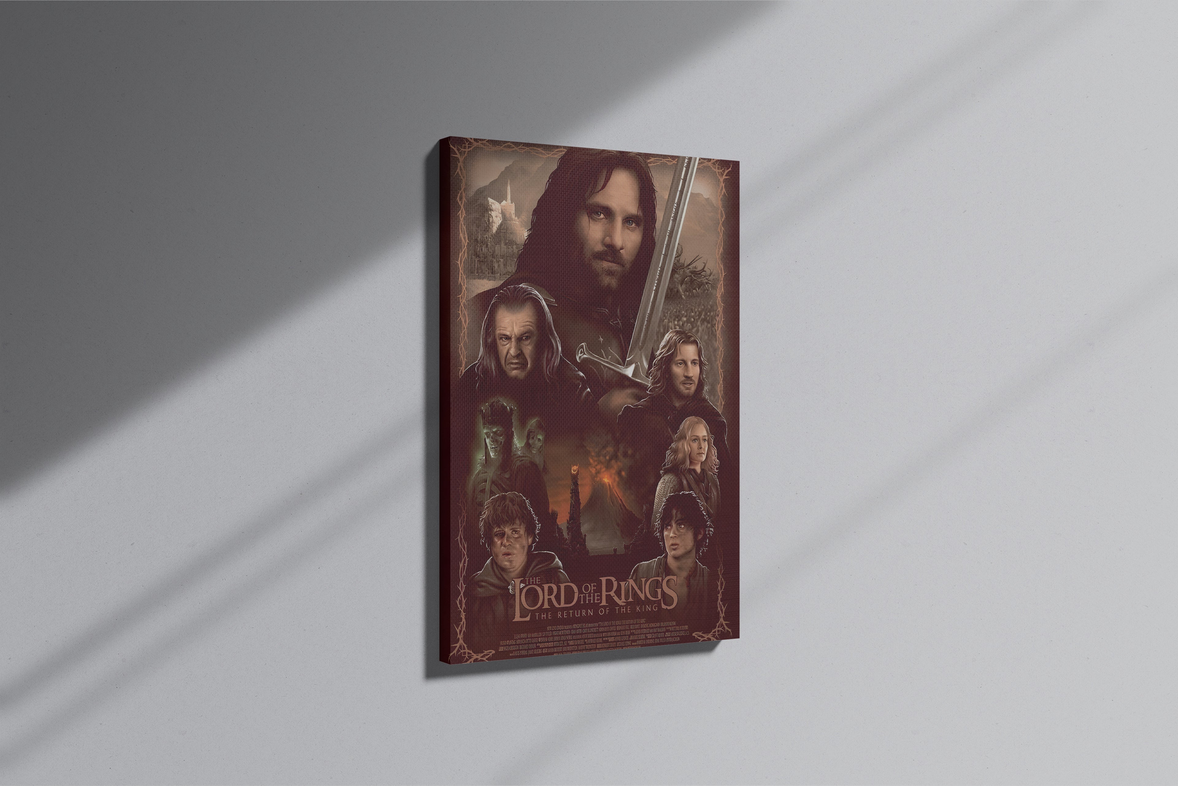 GeekCultcha The Lord of the Rings Return of the King Premium Canvas Print