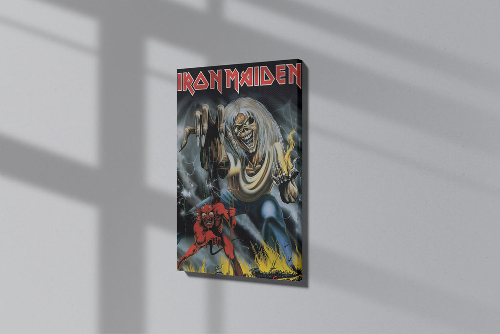 GeekCultcha Iron Maiden Eddie Premium Canvas Print
